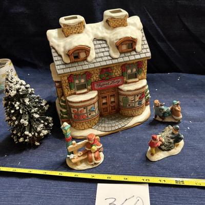 Vintage Colonial Village Elegant Lady Dress Shop