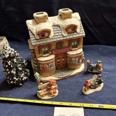 Vintage Colonial Village Elegant Lady Dress Shop