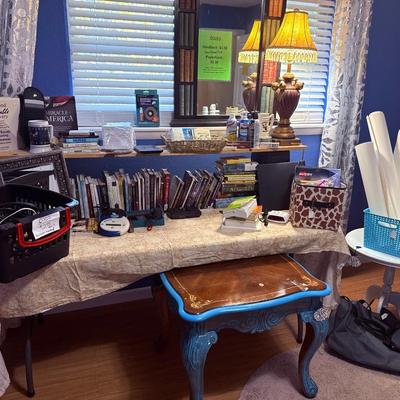 Sale Photo Thumbnail #50: - Tables & shelving are not included. 
NO CHERRY PICKING or taking ONLY the items you want and leaving the rest or you will be banned! Please arrive with enough time to load. Bring boxes/any tools to assemble /dolly/people to help load/etc.
- Questions? C