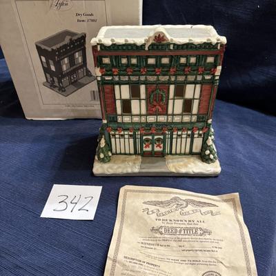 Vintage Lefton Colonial Village Dry Goods