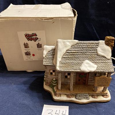 Vintage Lefton Colonial Village Notfel Cabin