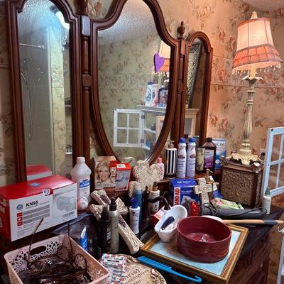 Sale Photo Thumbnail #74: - Sink isn’t for sale but the mirror on top separates and is part of the lot. 

NO CHERRY PICKING or taking ONLY the items you want and leaving the rest or you will be banned! Please arrive with enough time to load. Bring boxes/any tools to assemble /do