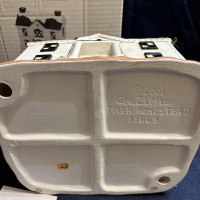 Vintage Lefton Colonial Village Tyler Homestead