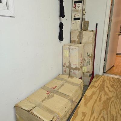 Assorted Christmas tree lot