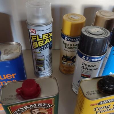 SPRAY PAINTS, STAINS AND MORE