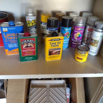 SPRAY PAINTS, STAINS AND MORE