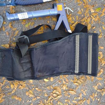 TOOLS AND A SUPPORT BELT