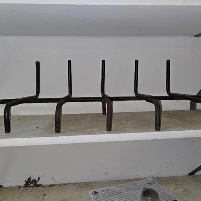Fire place log rack