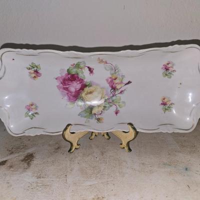 Decorative Floral Plate