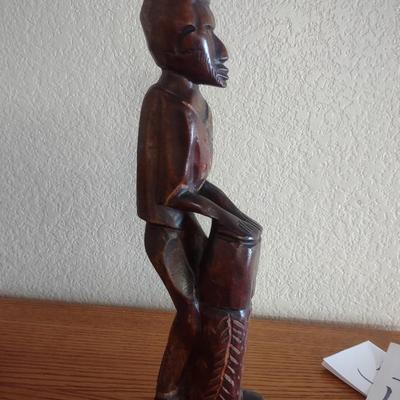 HAND CARVED WOODEN FIGURES
