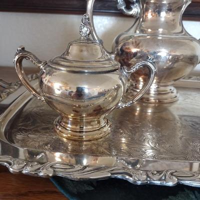 ONEIDA SILVER PLATED TEA/COFFEE SERVICE