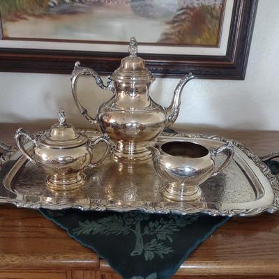 ONEIDA SILVER PLATED TEA/COFFEE SERVICE
