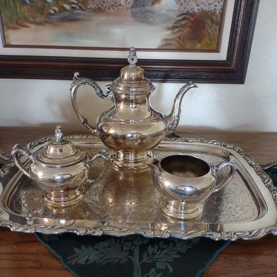 ONEIDA SILVER PLATED TEA/COFFEE SERVICE