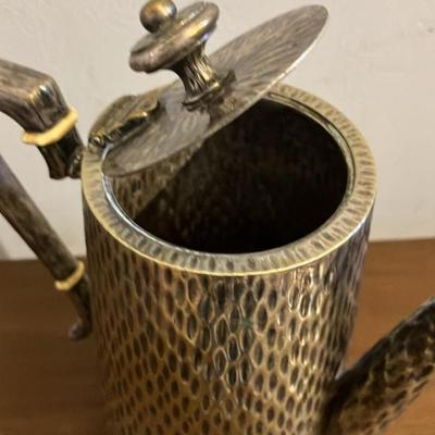 Antique Nickel Silver Coffee Pot Germany WMF