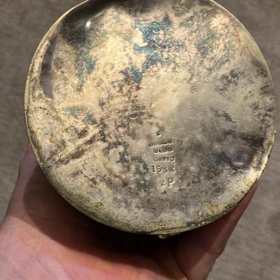 Antique Nickel Silver Coffee Pot Germany WMF