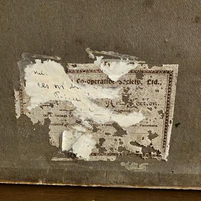 Antique Woodblock Hand Colored Print “Contemplating the Waves” (After Utagawa Kuniyoshi)