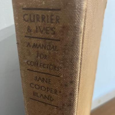 Currier & Ives Manual for Collector's Reference Book Jane Cooper Bland 1931