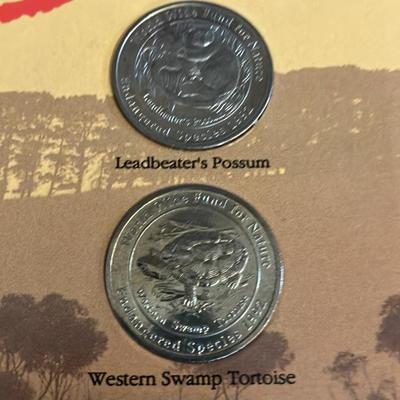 Endangered Species Commemorative Medallion Set - 175th Anniversary of Australia's First Bank