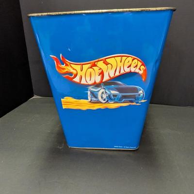 Metal Hot Wheels Trash Can