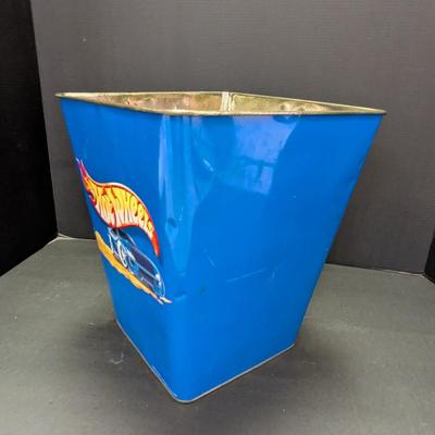 Metal Hot Wheels Trash Can