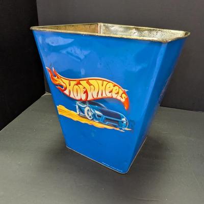 Metal Hot Wheels Trash Can