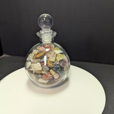 Jar Of Polished Rocks