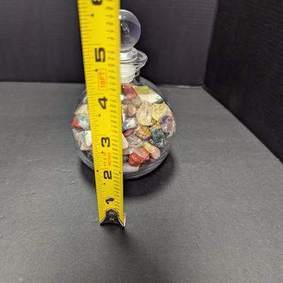 Jar Of Polished Rocks