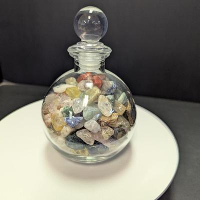 Jar Of Polished Rocks
