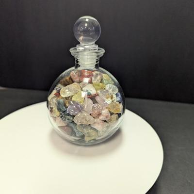 Jar Of Polished Rocks