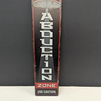 15 1/4" x 4" Metal Sign