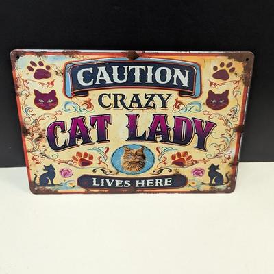 11 3/4" x 8" Metal Sign