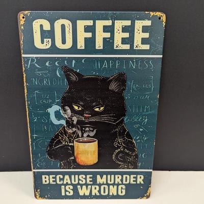 11 3/4" x 8" Metal Sign