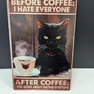 11 3/4" x 8" Metal Sign