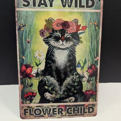 11 3/4" x 8" Metal Sign