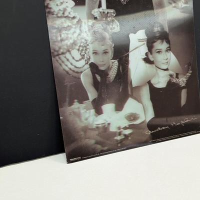 Audrey Hepburn Breakfast At Tiffany's 3-D Hologram Pyramid Poster 17" x 11"