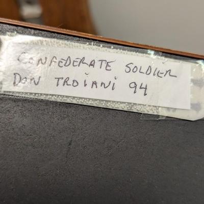 9 1/8" x 11 1/2" Confederate Soldier Don Troiani '94 Civil War Print