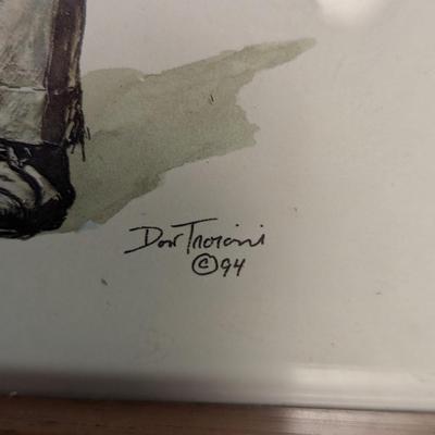 9 1/8" x 11 1/2" Confederate Soldier Don Troiani '94 Civil War Print