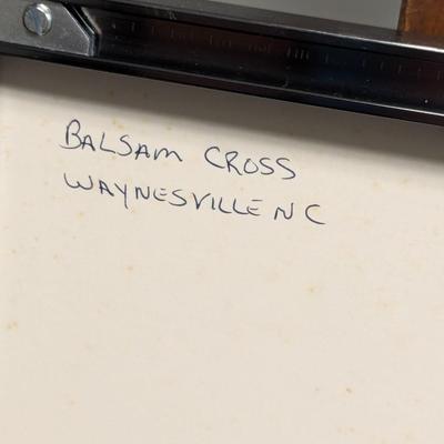 Approx 12 5/8" x 16" Balsam Cross Waynesville NC Photograph