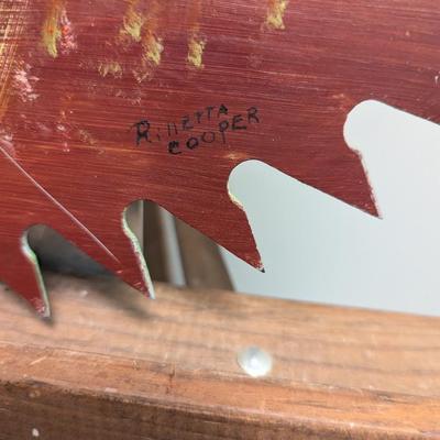 Approx 20" Double Sided Saw Blade