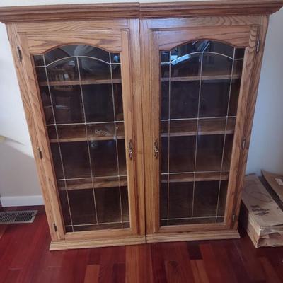 2 DOOR DISPLAY CABINET