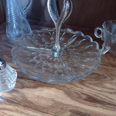 CRYSTAL & GLASS SERVING PIECES