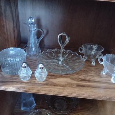 CRYSTAL & GLASS SERVING PIECES