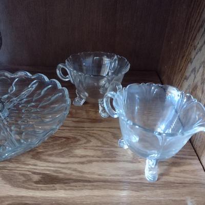 CRYSTAL & GLASS SERVING PIECES