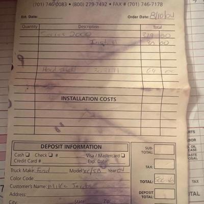 Sale Photo Thumbnail #39: 2004 Ford F150 Cobra Jet Lariat 5.4 Triton 64,500 miles! ﻿video of it running is on our Facebook page or can be sent upon request. You are able to come and view the truck as well. Battery is non functioning, requires a jump.