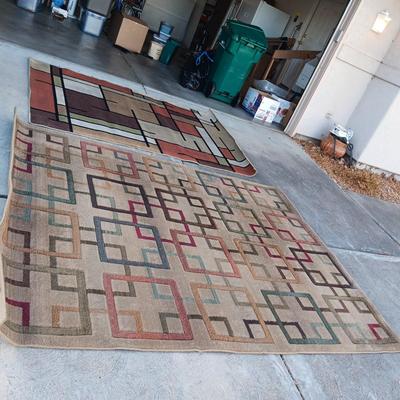 2 AREA RUGS