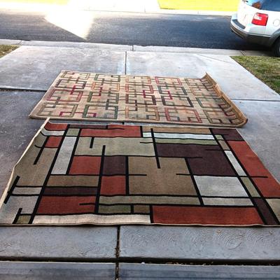 2 AREA RUGS