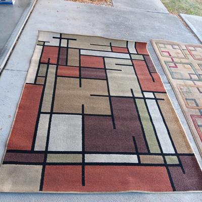2 AREA RUGS