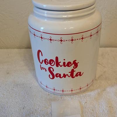 Sale Photo Thumbnail #110: Cookie for Santa Cookie jar
