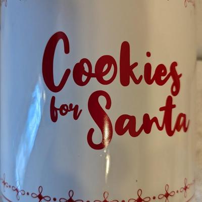 Sale Photo Thumbnail #114: Cookie for Santa Cookie jar