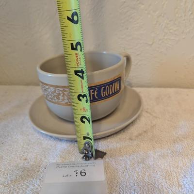 Sale Photo Thumbnail #122: Café Godiva cup and saucer